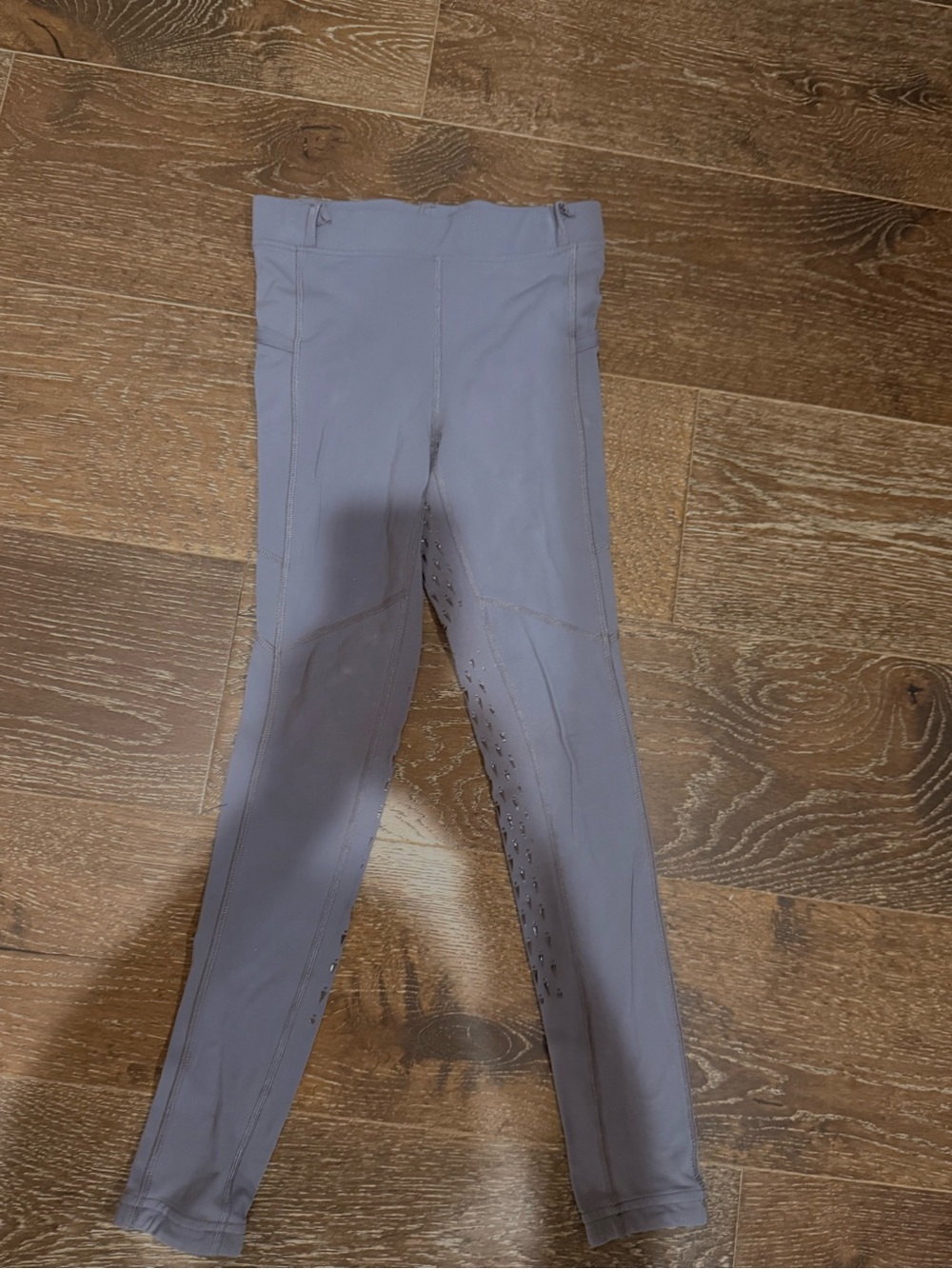 Girls' Grey Riding Leggings - Stretch Performance Bottoms kerrits size kids smal